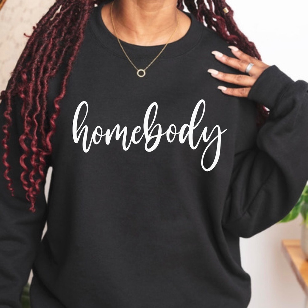 Homebody Crew Neck Long Sleeve Sweatshirt - Picture 2 of 4